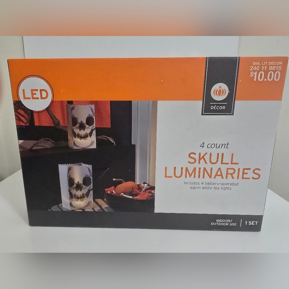 Halloween Skull Luminaries